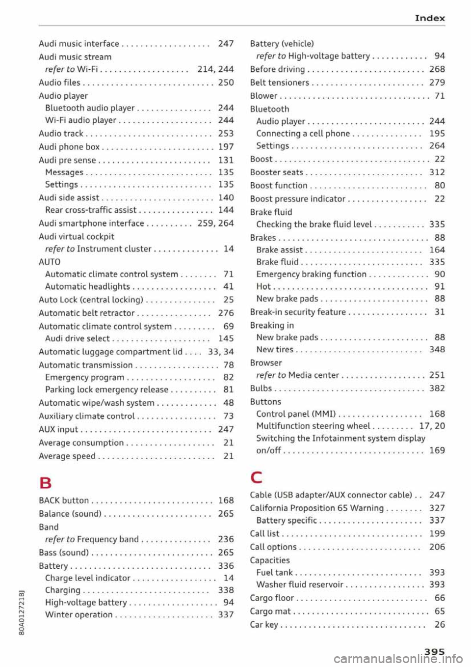 AUDI Q5 2020  Owners Manual 