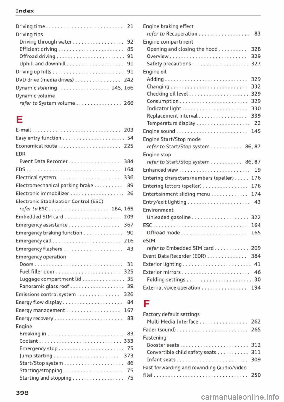 AUDI Q5 2020  Owners Manual 