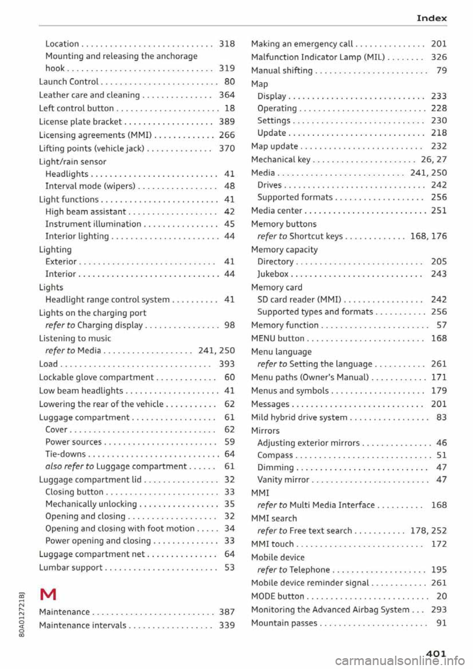 AUDI Q5 2020  Owners Manual 