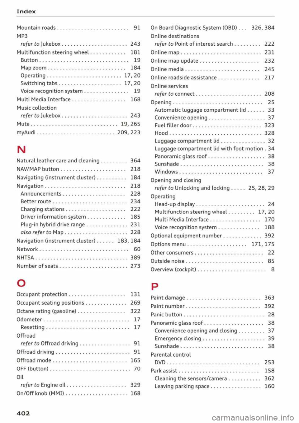 AUDI Q5 2020  Owners Manual 