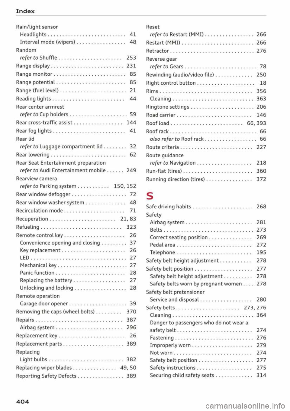 AUDI Q5 2020  Owners Manual 