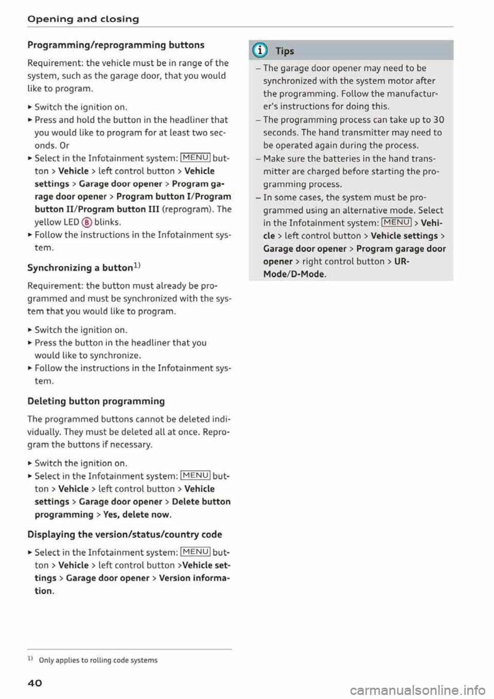 AUDI Q5 2020  Owners Manual 