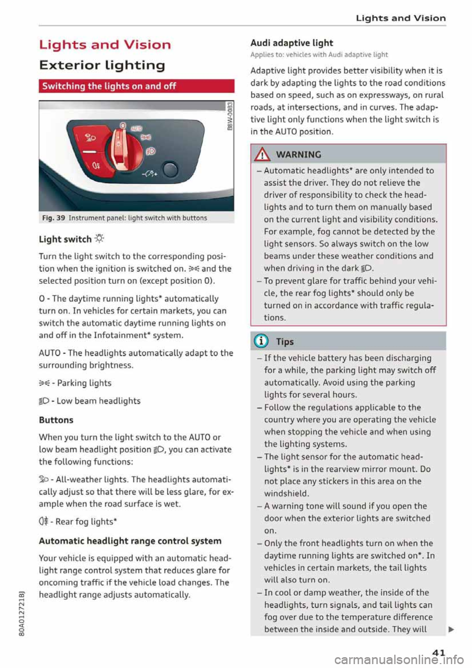 AUDI Q5 2020  Owners Manual 