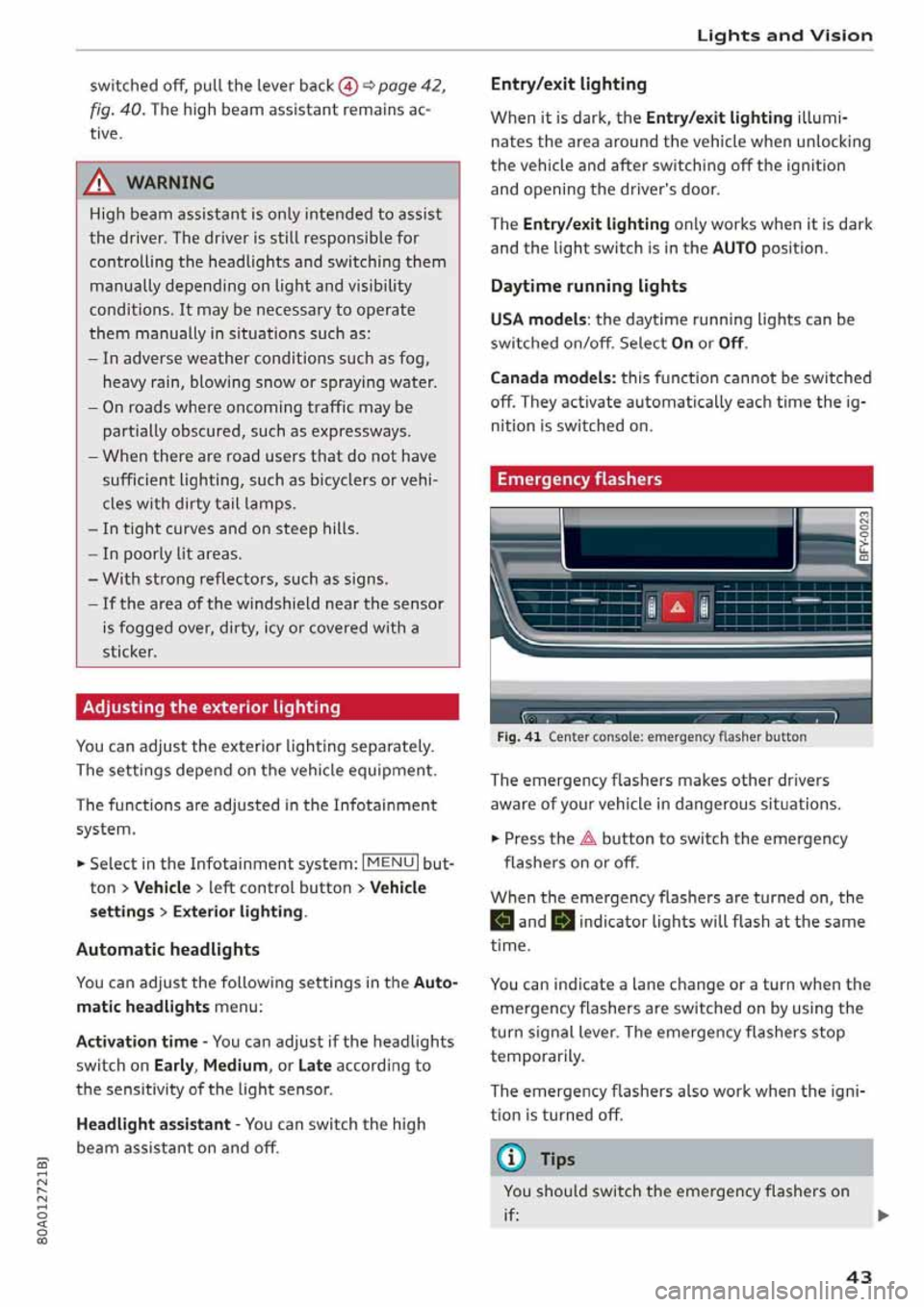 AUDI Q5 2020  Owners Manual 