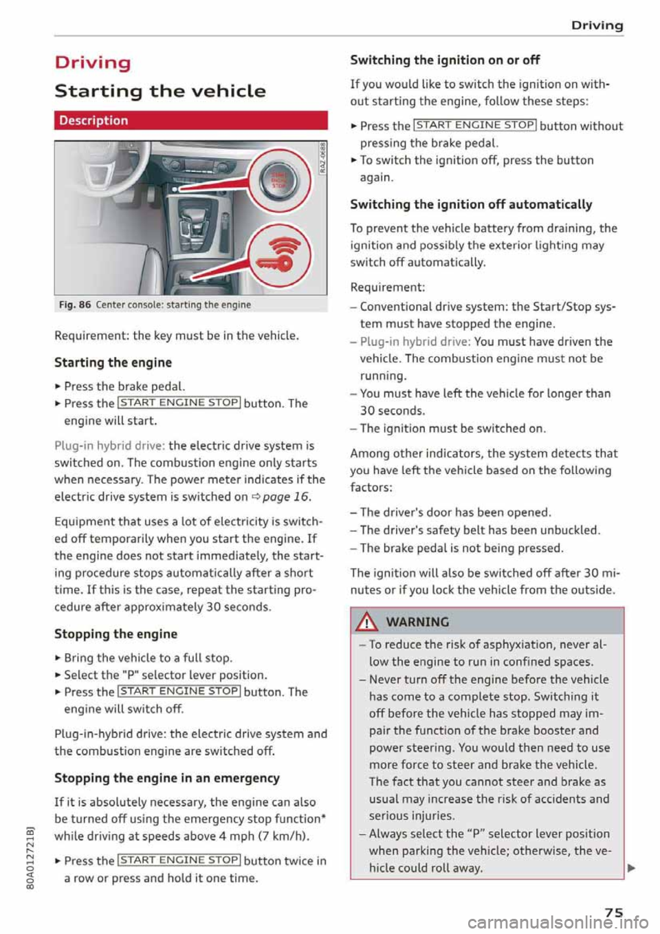 AUDI Q5 2020  Owners Manual 