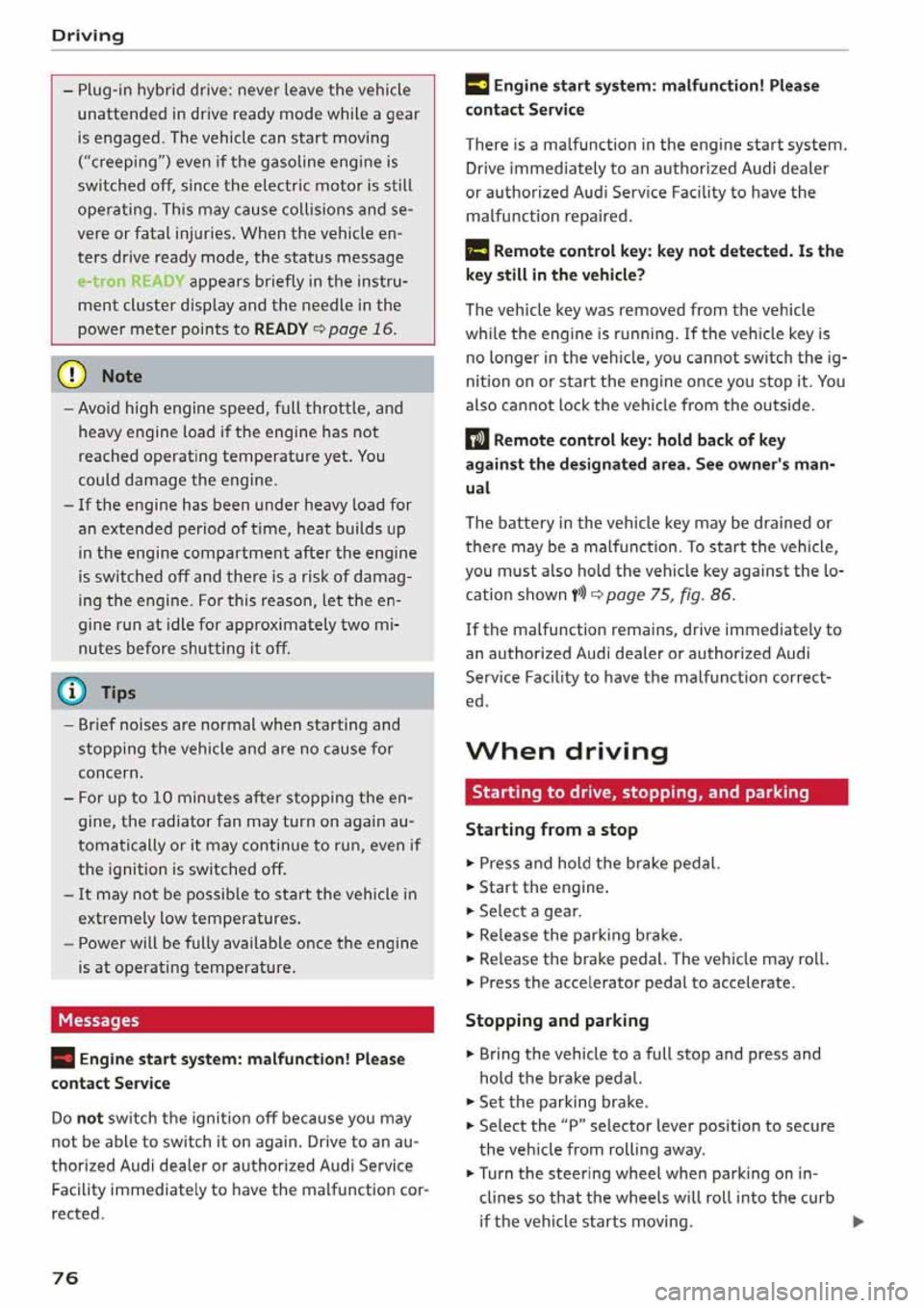 AUDI Q5 2020  Owners Manual 