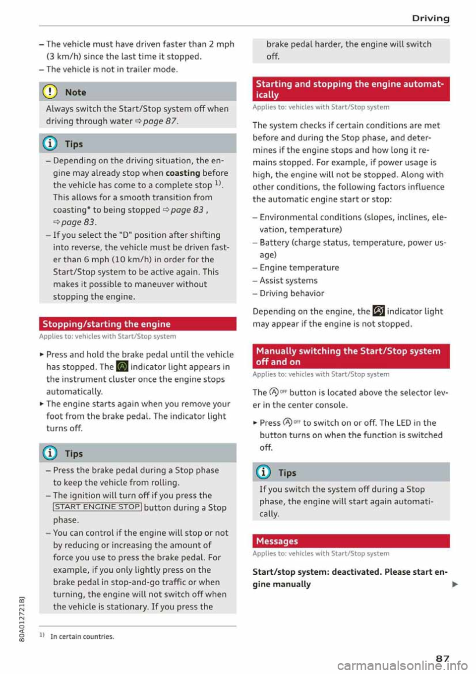 AUDI Q5 2020  Owners Manual 