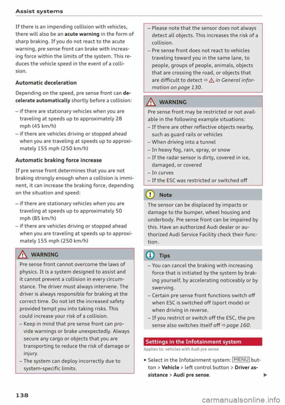 AUDI S3 SEDAN 2019  Owners Manual 