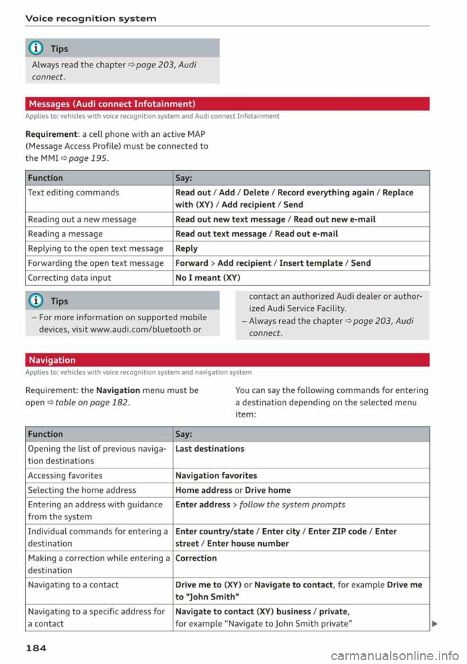 AUDI S3 SEDAN 2019  Owners Manual 