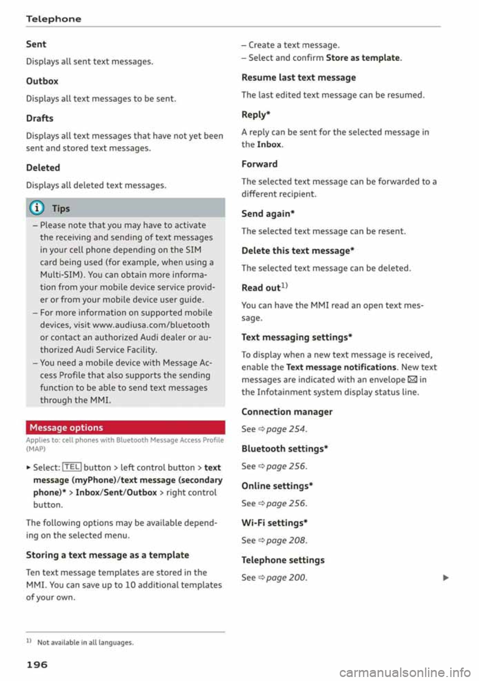 AUDI S3 SEDAN 2019  Owners Manual 