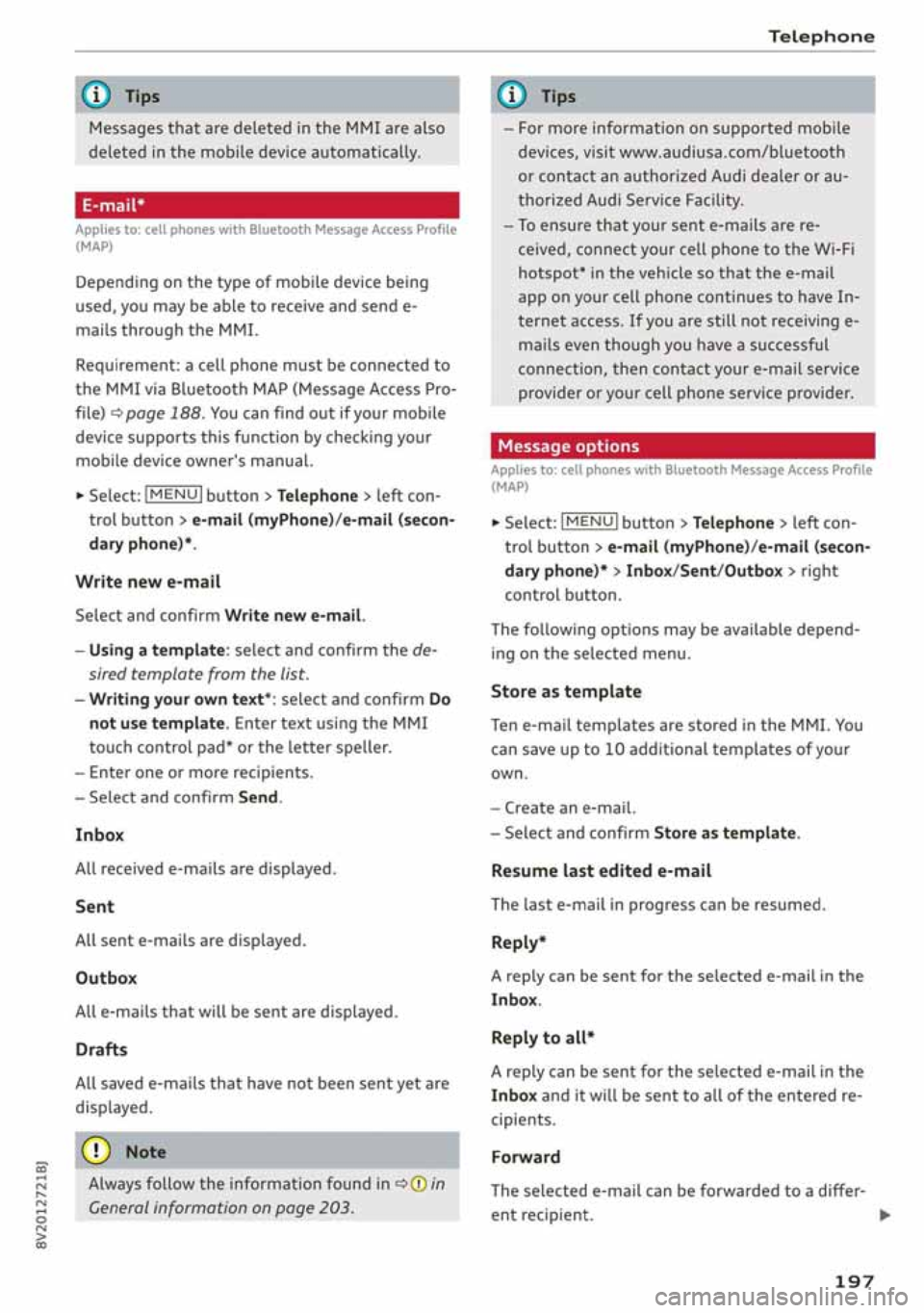 AUDI S3 SEDAN 2019  Owners Manual 