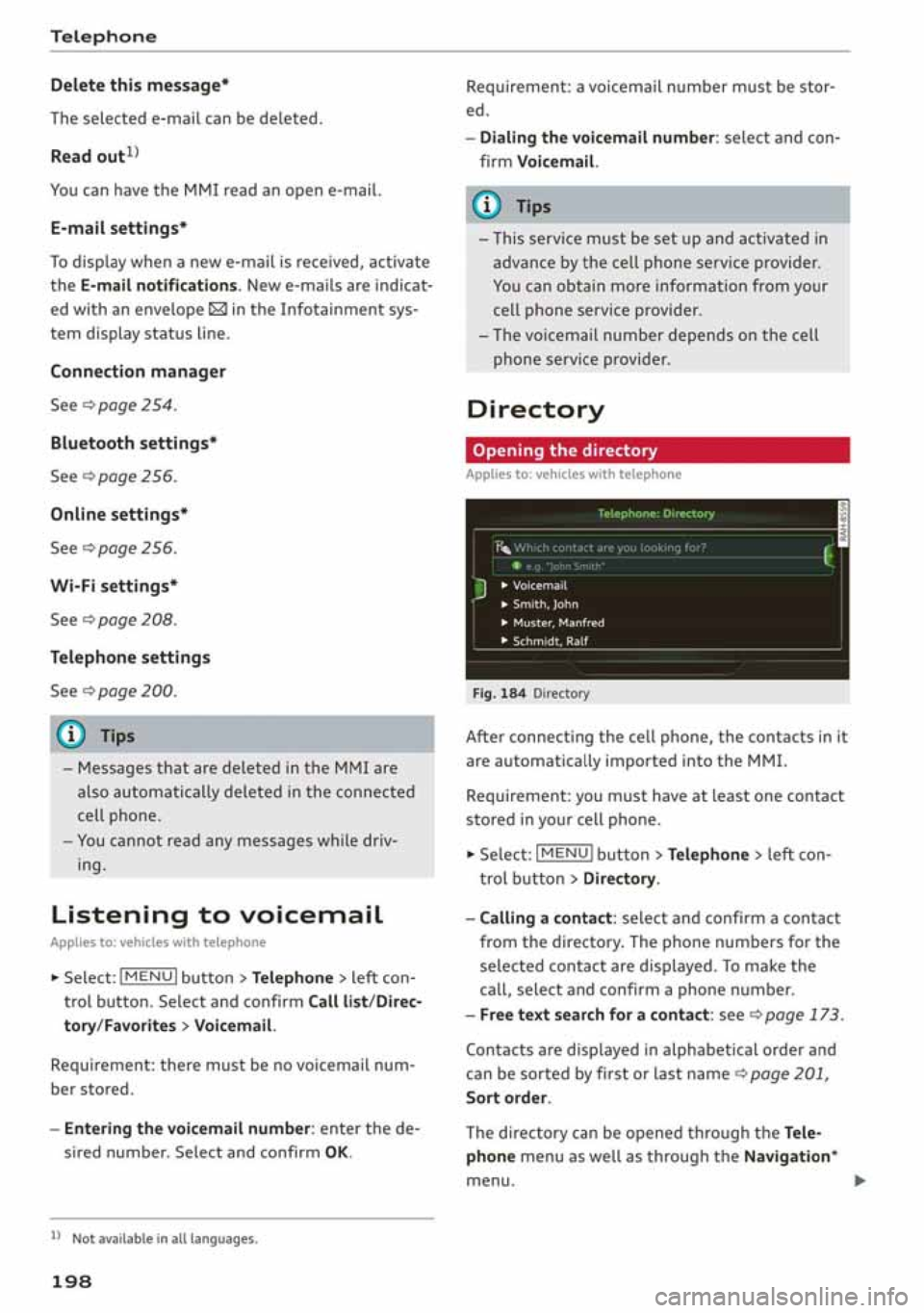 AUDI S3 SEDAN 2019  Owners Manual 