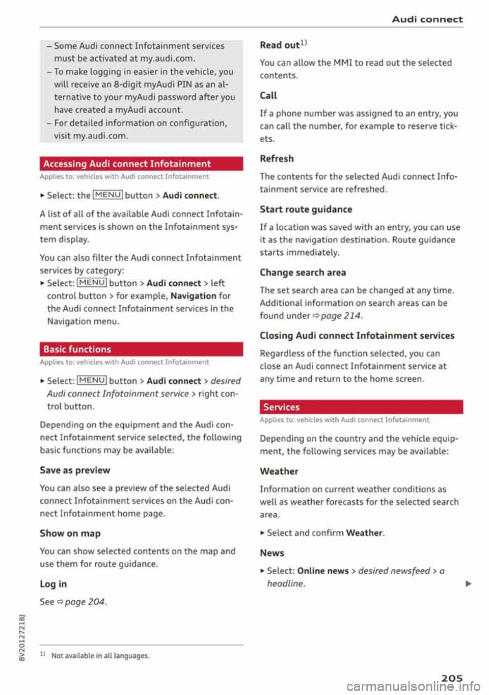 AUDI S3 SEDAN 2019  Owners Manual 