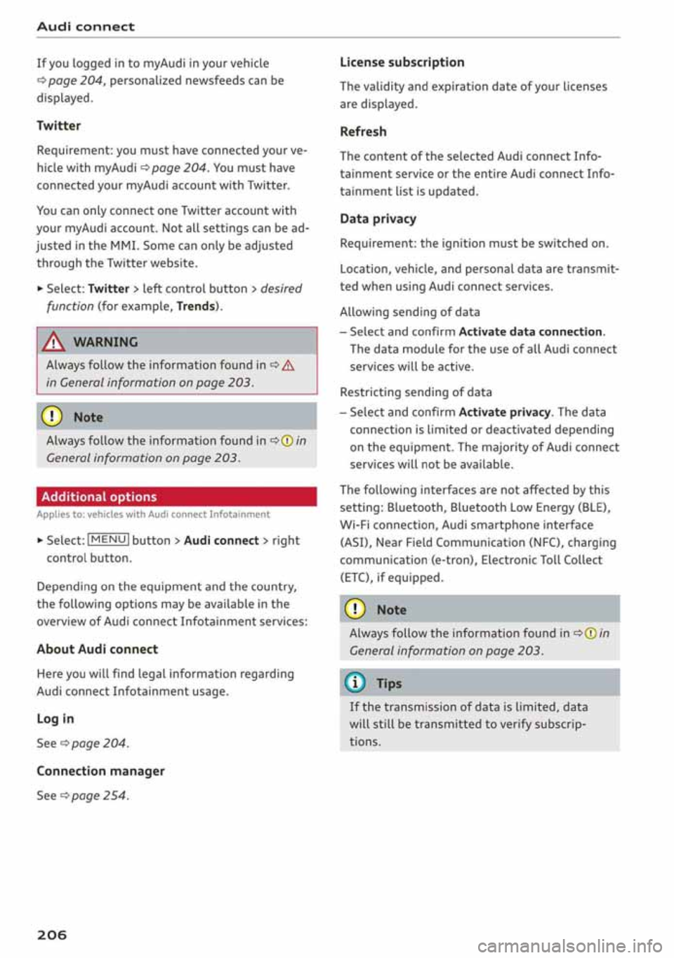 AUDI S3 SEDAN 2019  Owners Manual 
