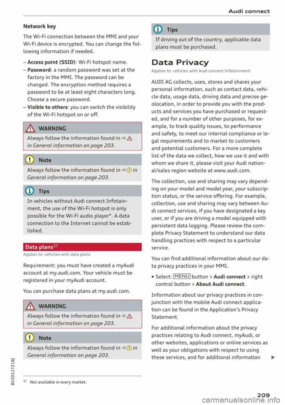 AUDI S3 SEDAN 2019  Owners Manual 