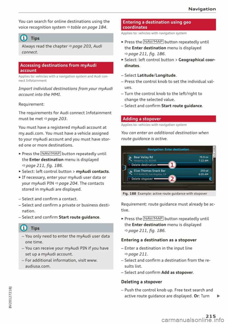 AUDI S3 SEDAN 2019  Owners Manual 