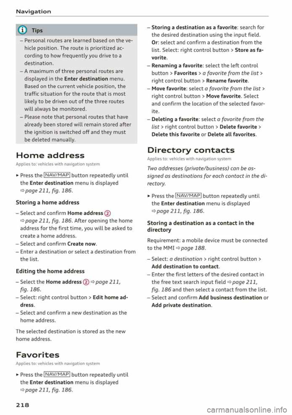 AUDI S3 SEDAN 2019  Owners Manual 
