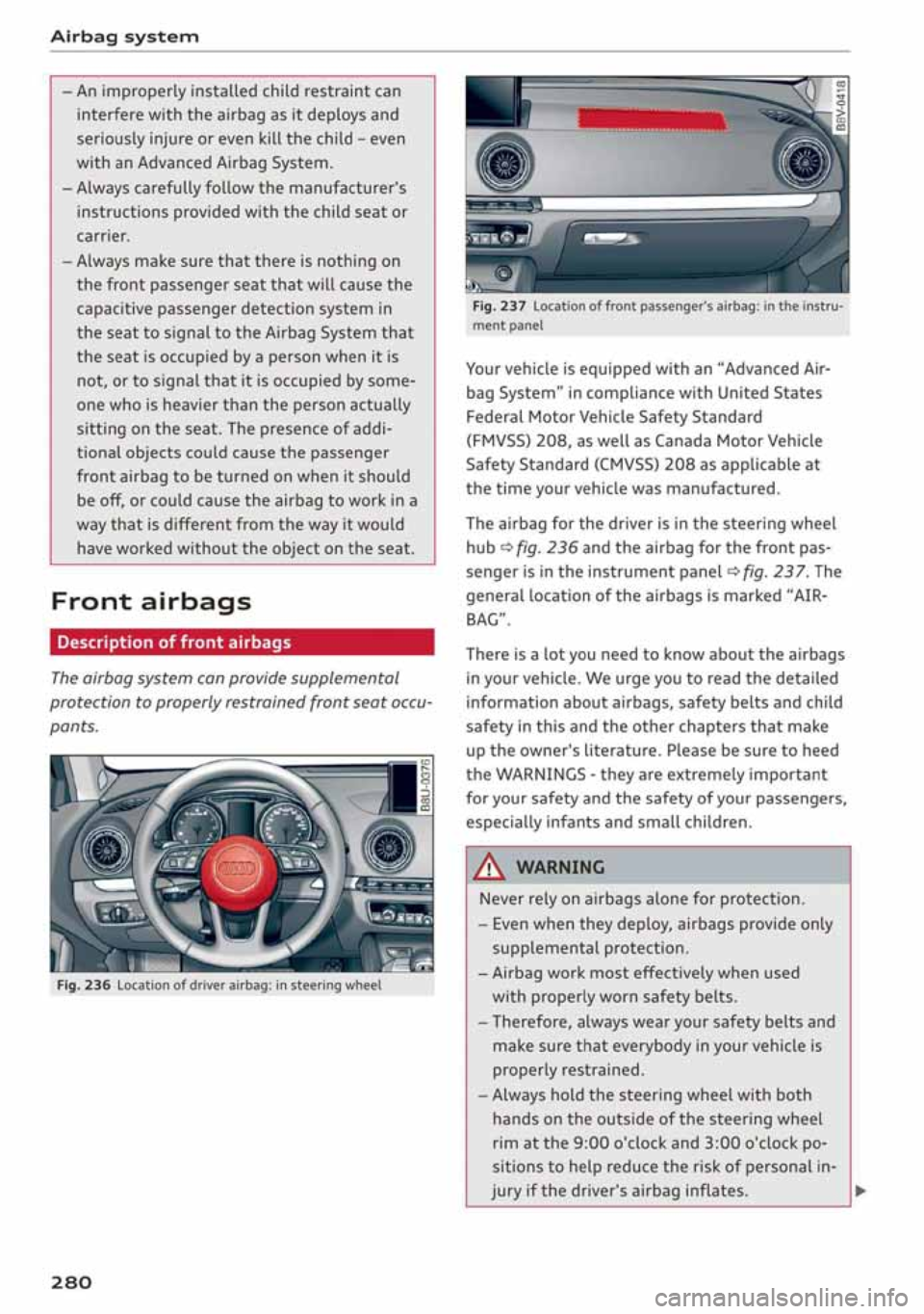 AUDI S3 SEDAN 2019  Owners Manual 