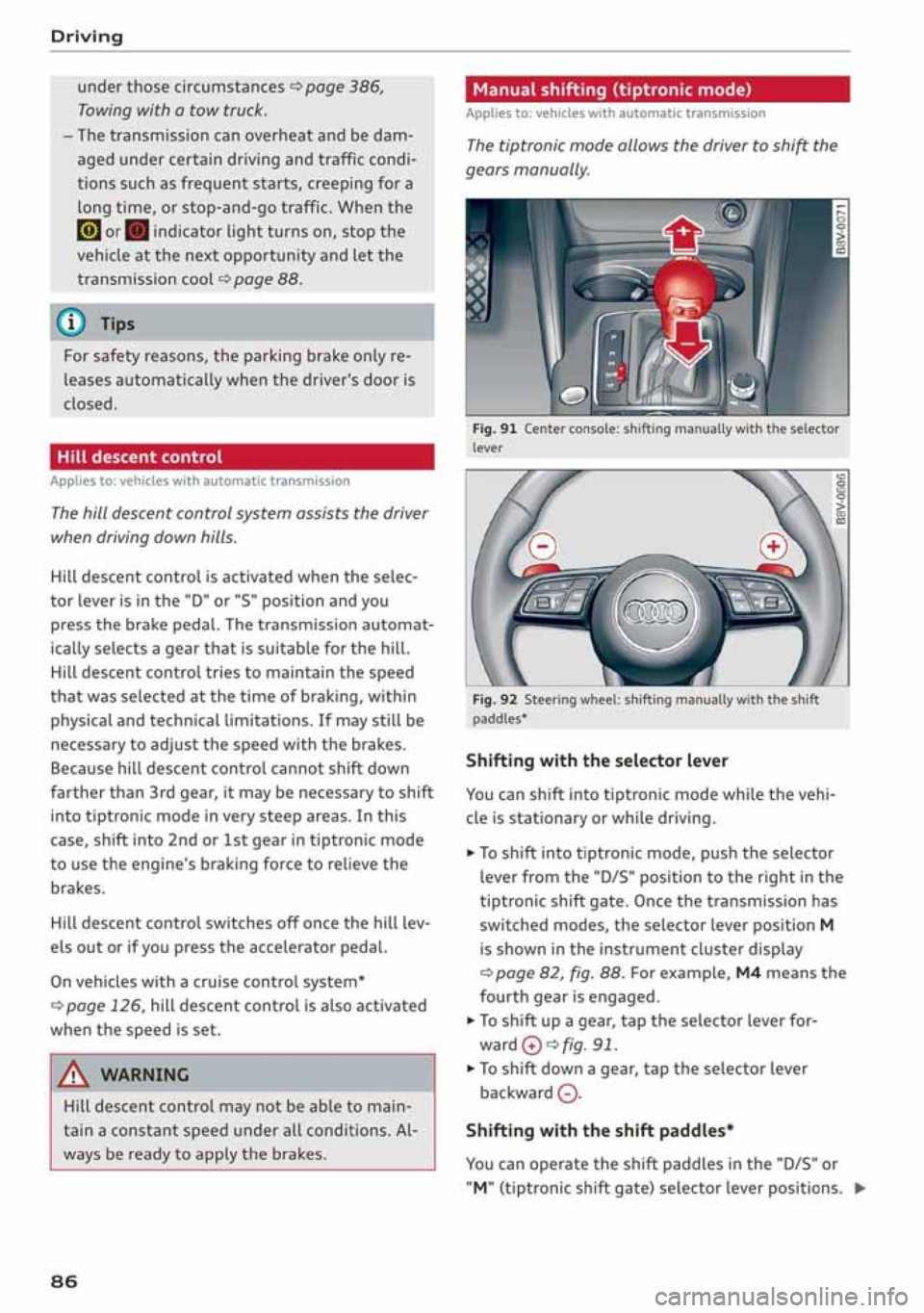 AUDI S3 SEDAN 2019  Owners Manual 