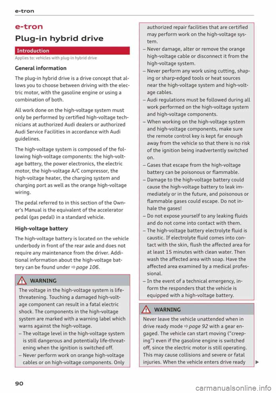 AUDI S3 SEDAN 2019  Owners Manual 