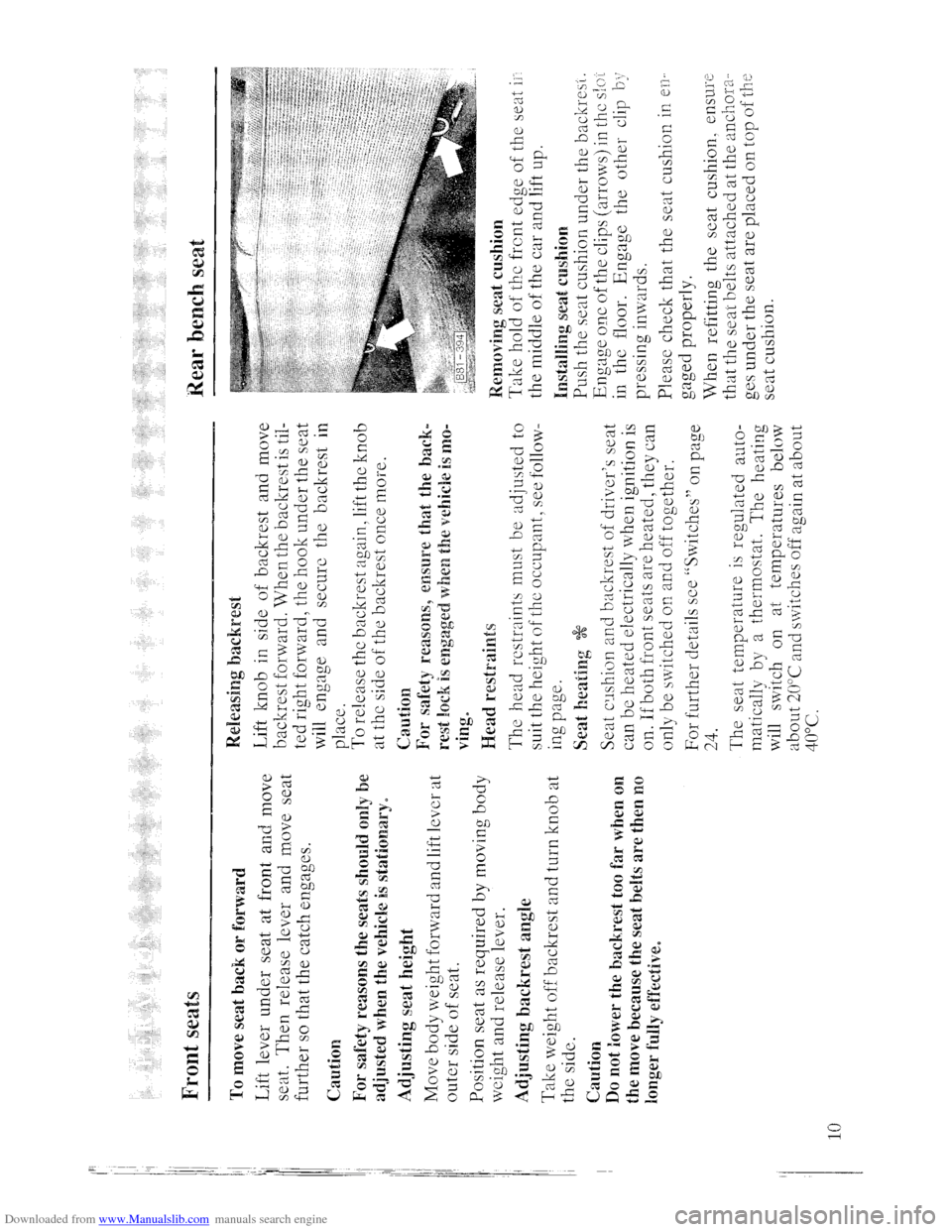 AUDI QUATTRO 1985 85 Owners Manual Downloaded from www.Manualslib.com manuals search engine   