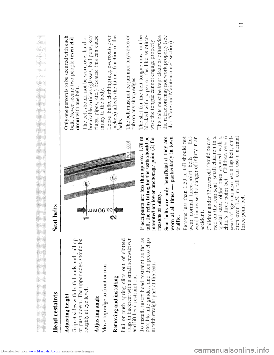 AUDI QUATTRO 1985 85 Owners Manual Downloaded from www.Manualslib.com manuals search engine   