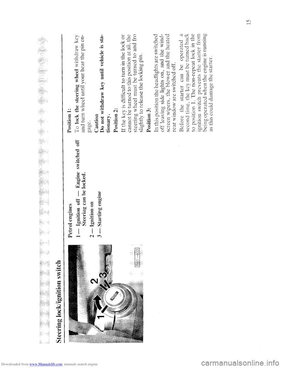 AUDI QUATTRO 1985 85 Owners Manual Downloaded from www.Manualslib.com manuals search engine   