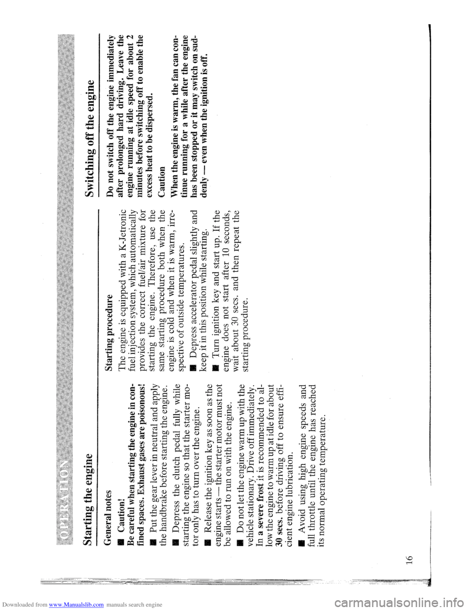 AUDI QUATTRO 1985 85 Owners Manual Downloaded from www.Manualslib.com manuals search engine   