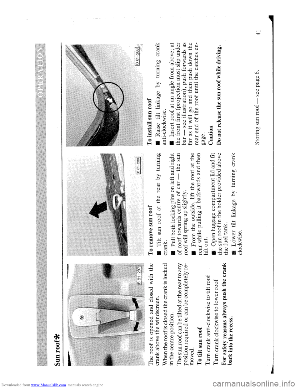 AUDI QUATTRO 1985 85 Owners Manual Downloaded from www.Manualslib.com manuals search engine   