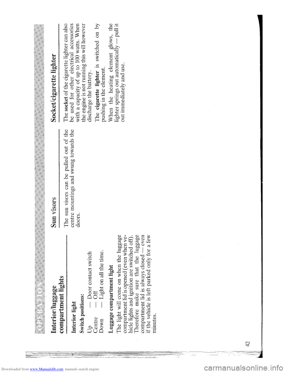 AUDI QUATTRO 1985 85 Owners Manual Downloaded from www.Manualslib.com manuals search engine   