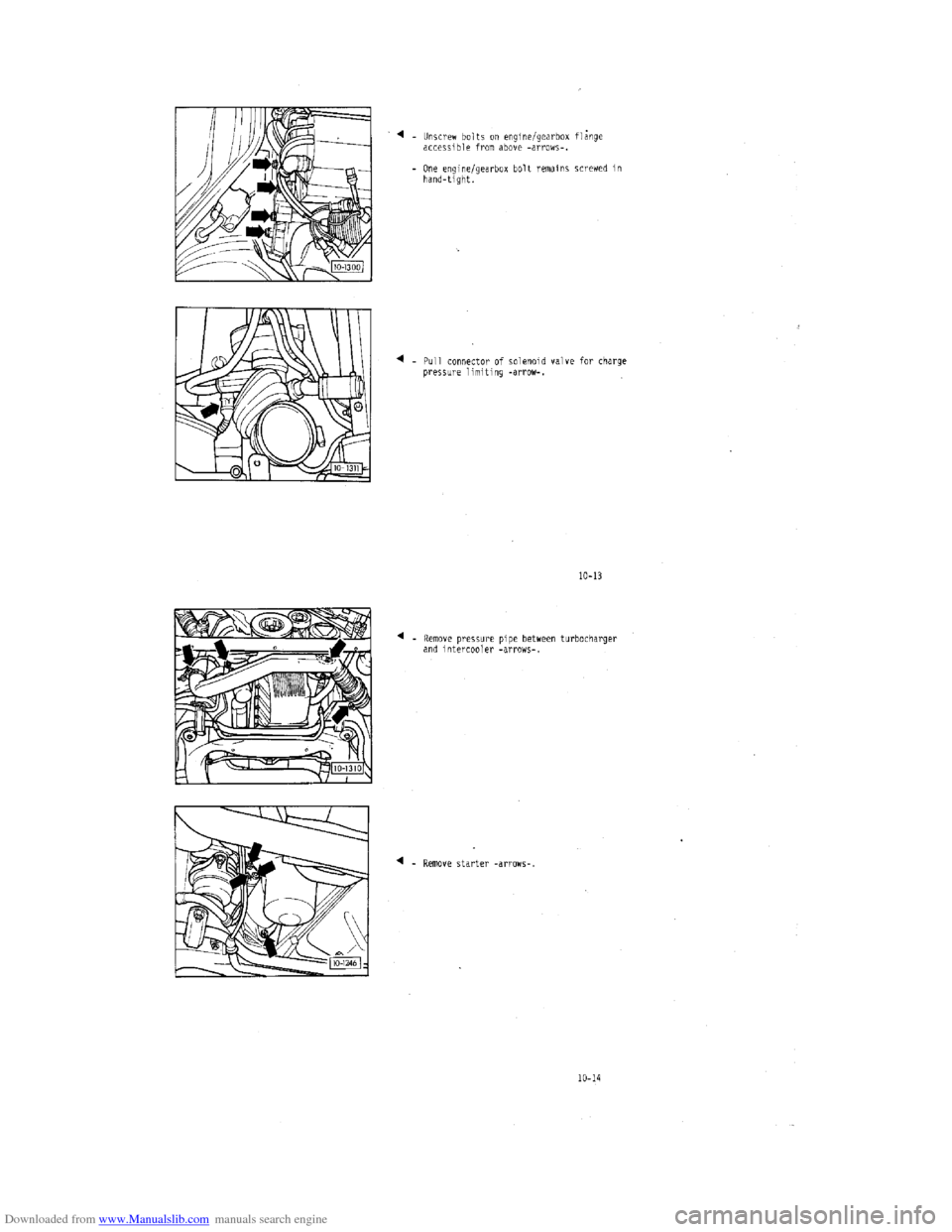 AUDI 100 1991 44 Engine Workshop Manual Downloaded from www.Manualslib.com manuals search engine   