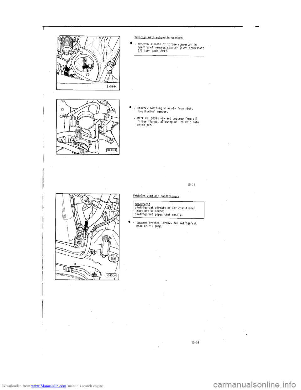 AUDI 100 1991 44 Engine Workshop Manual Downloaded from www.Manualslib.com manuals search engine   