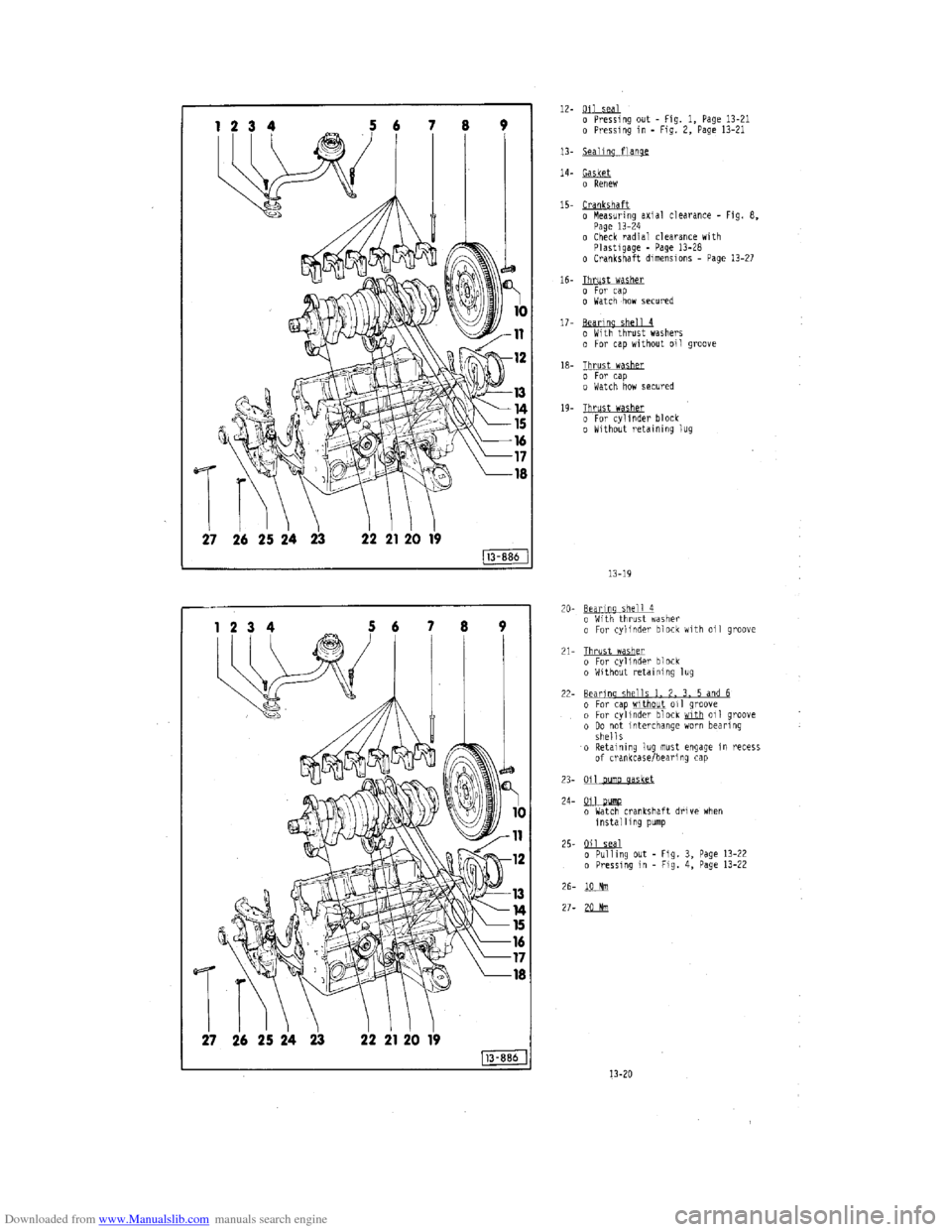 AUDI 100 1991 44 Engine Workshop Manual Downloaded from www.Manualslib.com manuals search engine   