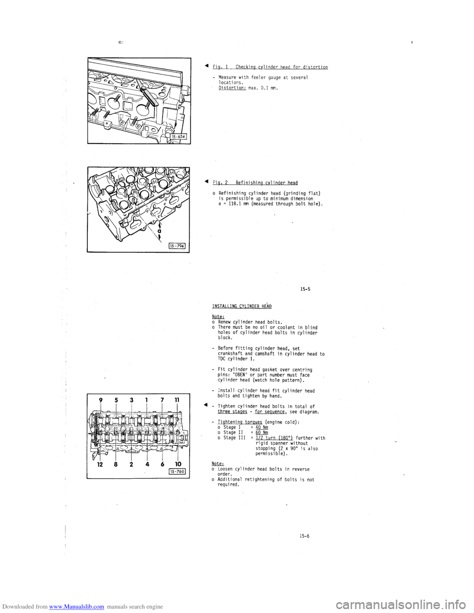 AUDI 100 1991 44 Engine Workshop Manual Downloaded from www.Manualslib.com manuals search engine   