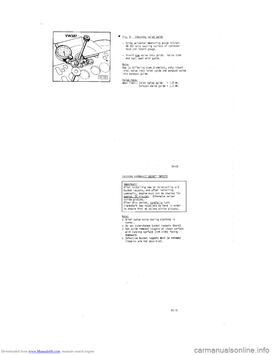 AUDI 100 1991 44 Engine Workshop Manual Downloaded from www.Manualslib.com manuals search engine   