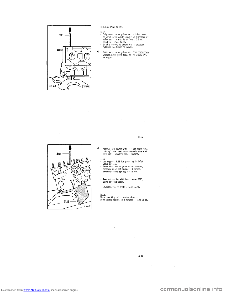 AUDI 100 1991 44 Engine Workshop Manual Downloaded from www.Manualslib.com manuals search engine   