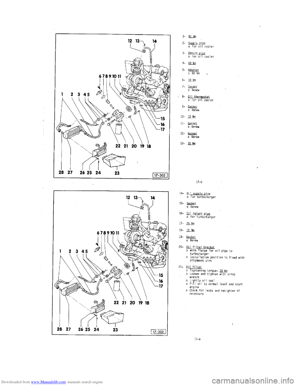 AUDI 100 1991 44 Engine Workshop Manual Downloaded from www.Manualslib.com manuals search engine   