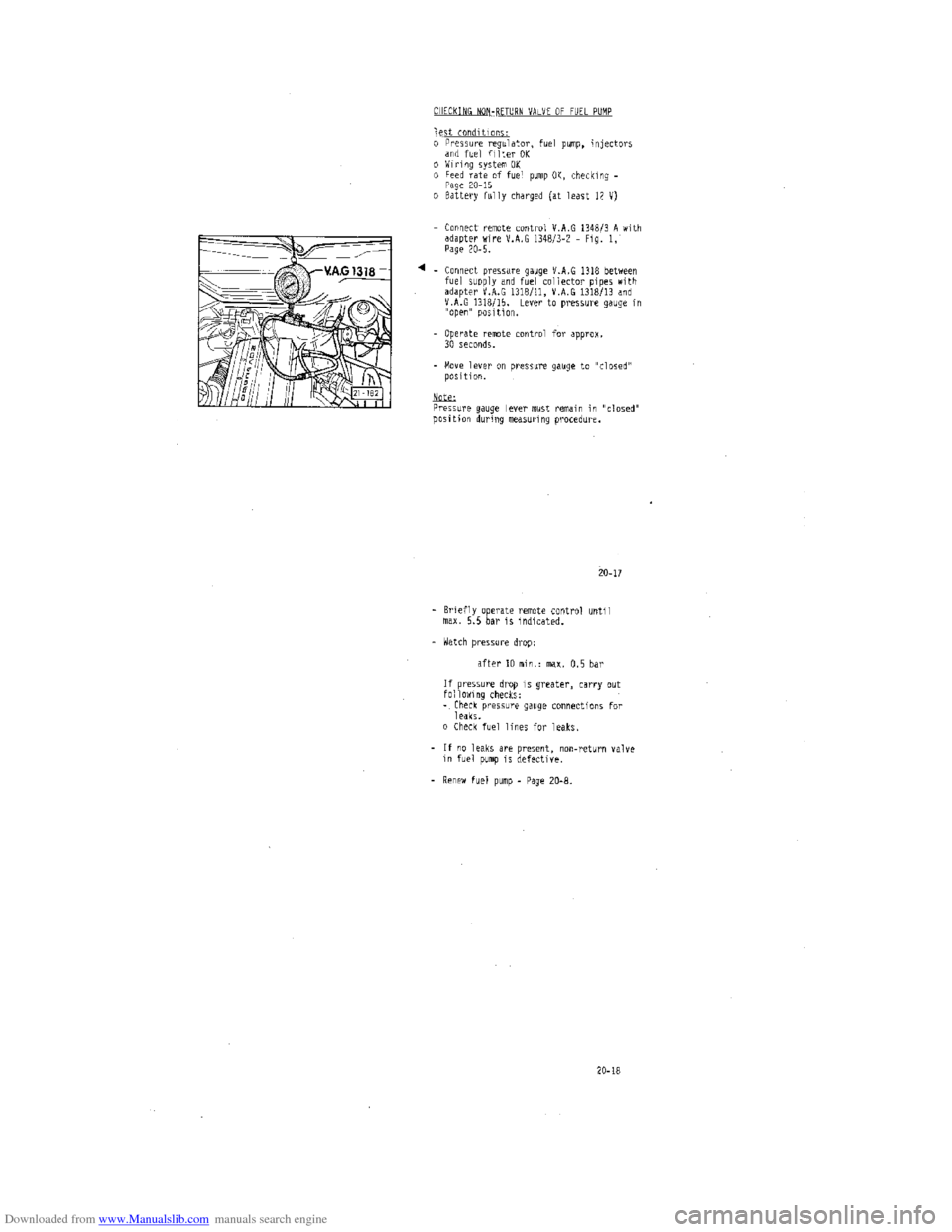 AUDI 100 1991 44 Engine Workshop Manual Downloaded from www.Manualslib.com manuals search engine   