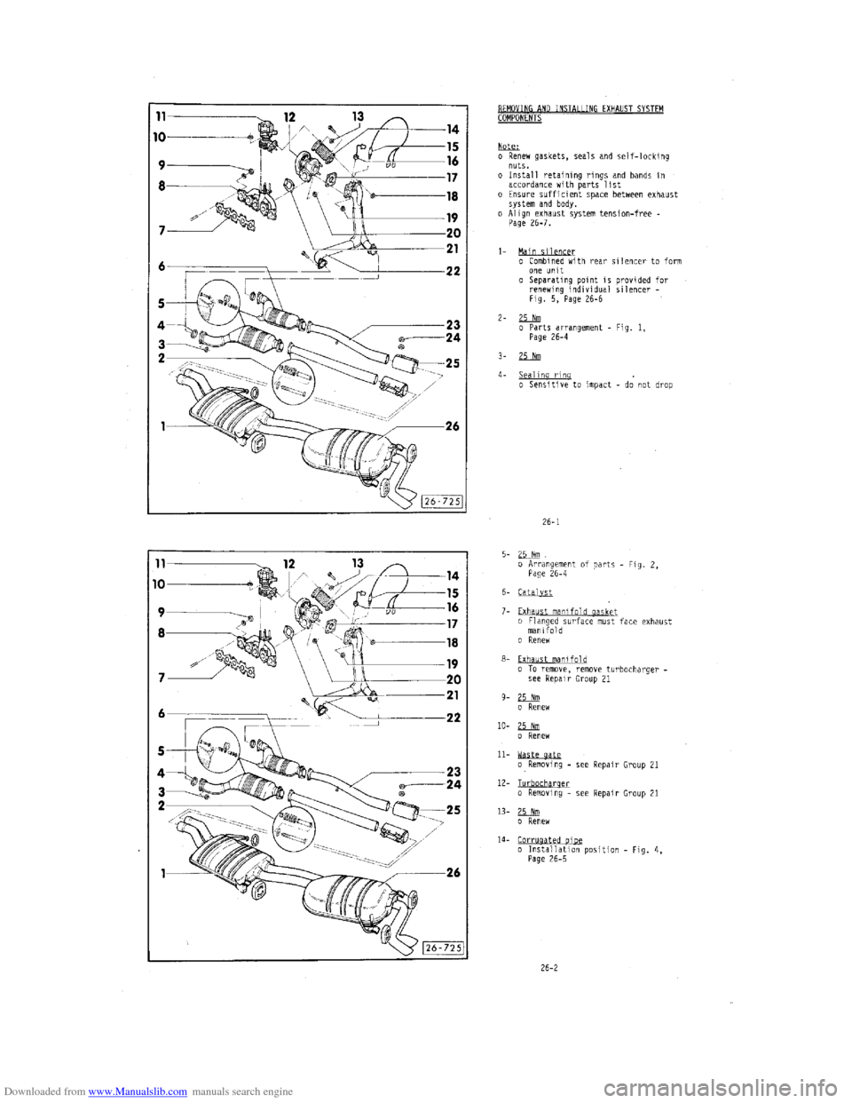 AUDI 100 1991 44 Engine Workshop Manual Downloaded from www.Manualslib.com manuals search engine   