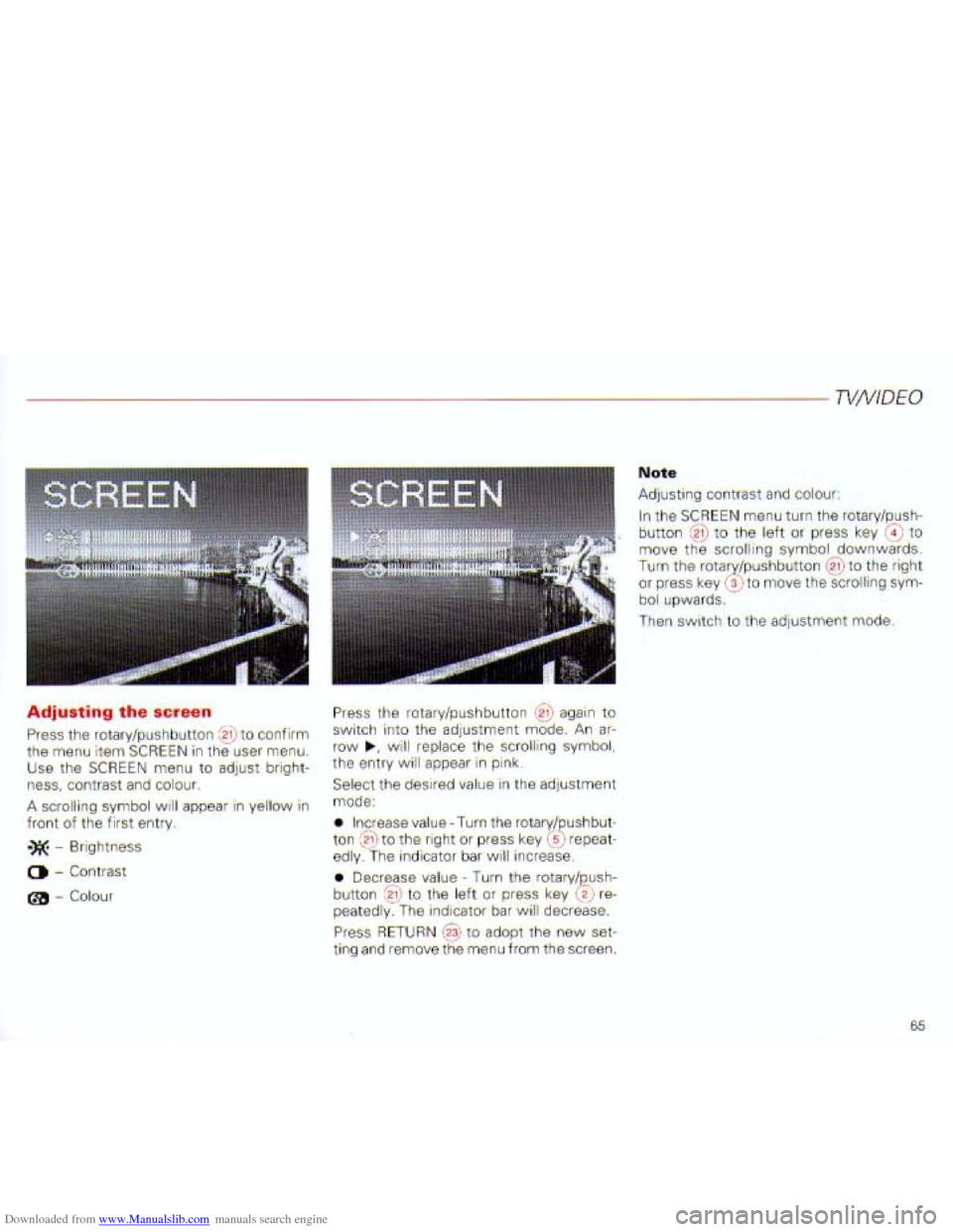AUDI A4 2001 B6 / 2.G Navigation System Plus Manual Downloaded from www.Manualslib.com manuals search engine   