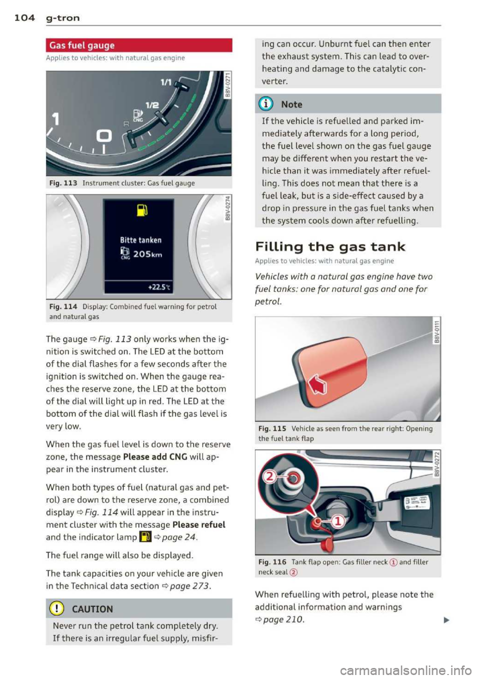 AUDI A3 2014 8V / 3.G Owners Manual 