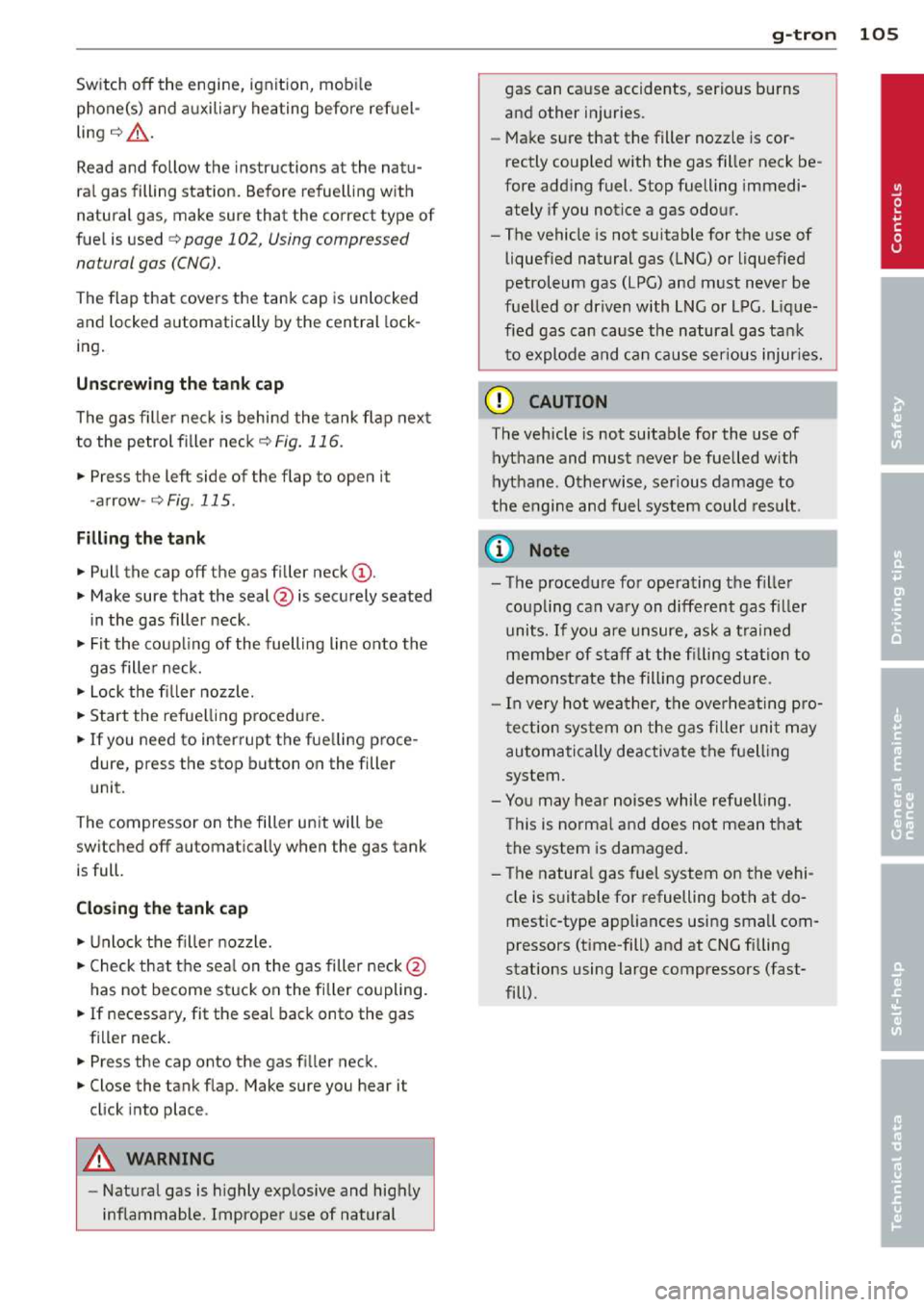 AUDI A3 2014 8V / 3.G Owners Manual 
