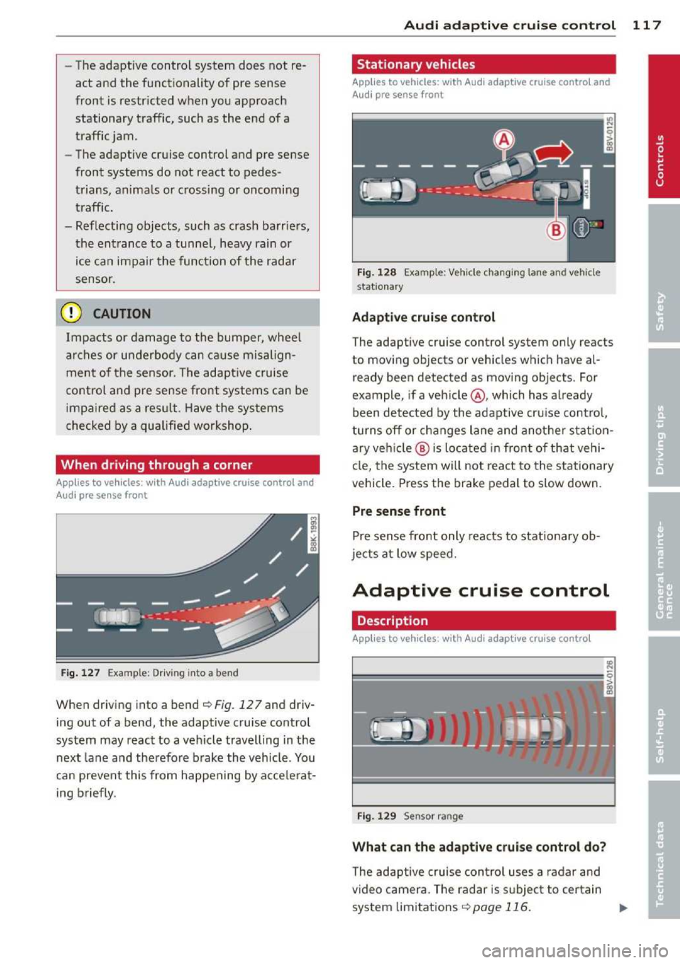 AUDI A3 2014 8V / 3.G Owners Manual 