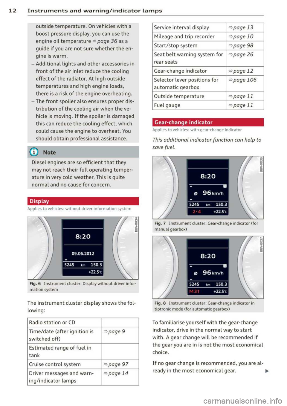AUDI A3 2014 8V / 3.G Owners Manual 
