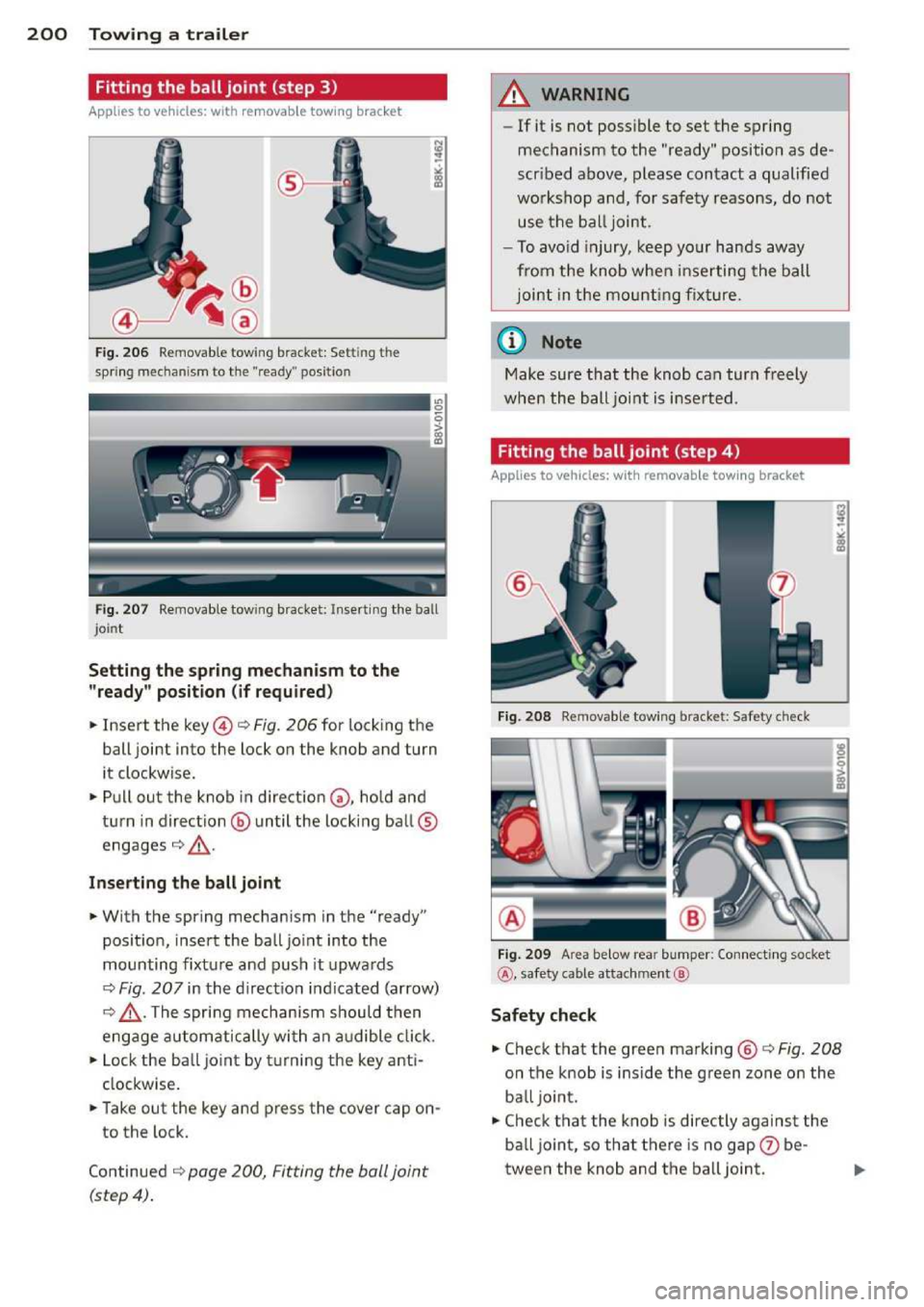 AUDI A3 2014 8V / 3.G Owners Manual 