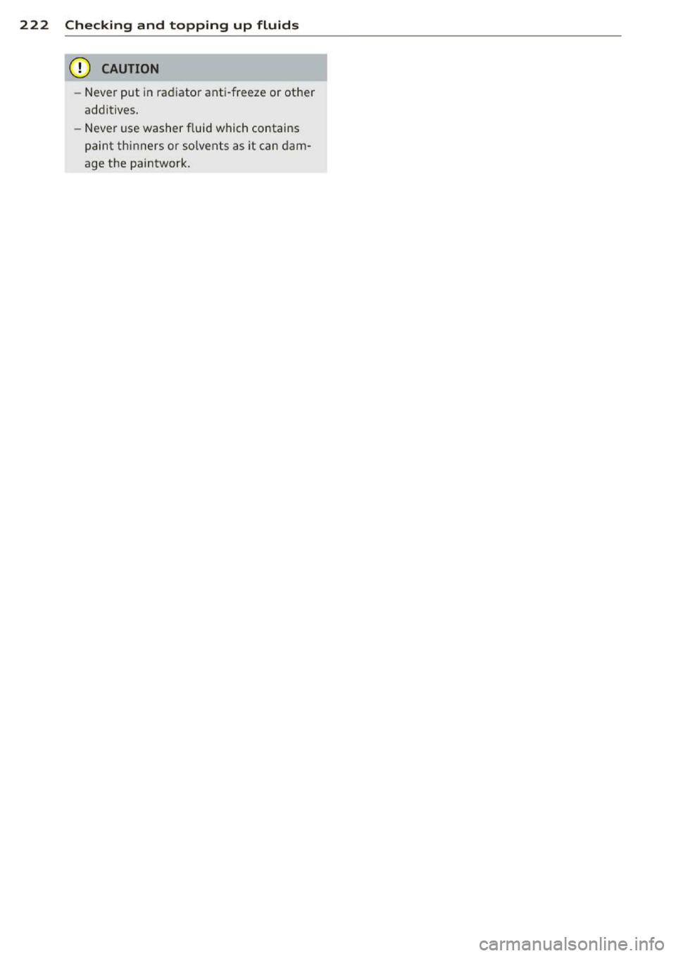 AUDI A3 2014 8V / 3.G Owners Manual 