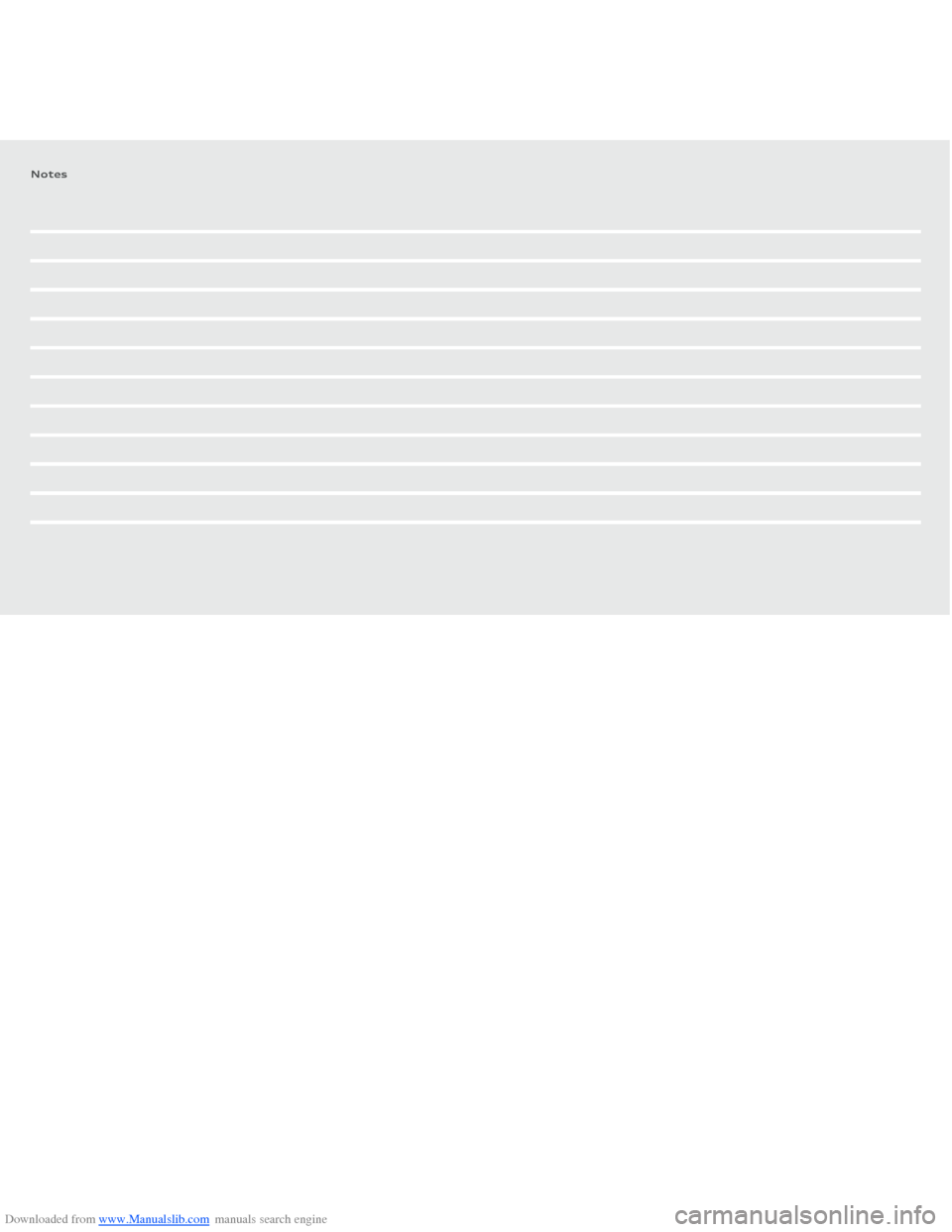 AUDI Q5 2014 8R / 1.G Getting To Know Downloaded from www.Manualslib.com manuals search engine Notes   