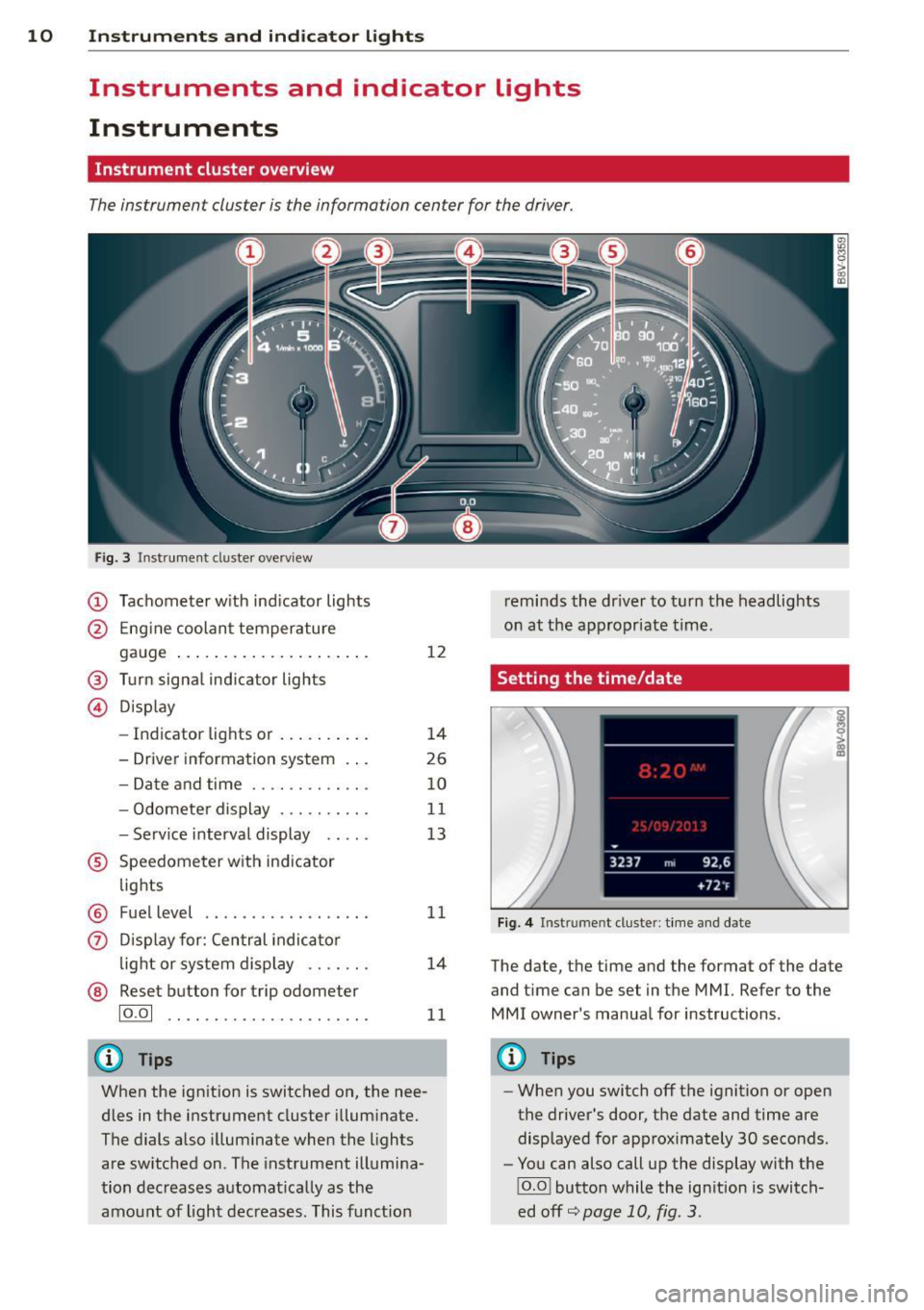 AUDI A3 SEDAN 2015 8V / 3.G Owners Manual 