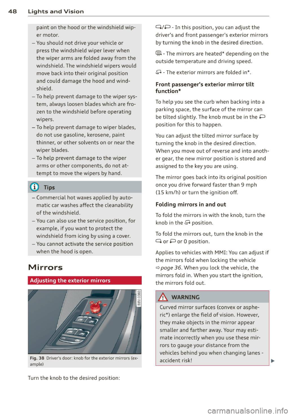 AUDI A3 SEDAN 2015 8V / 3.G Owners Manual 