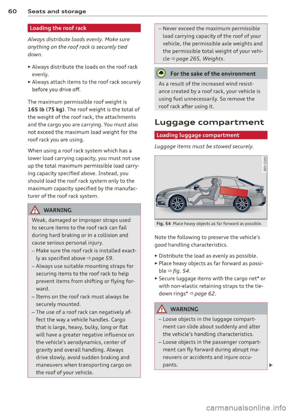 AUDI A3 SEDAN 2015 8V / 3.G Owners Manual 
